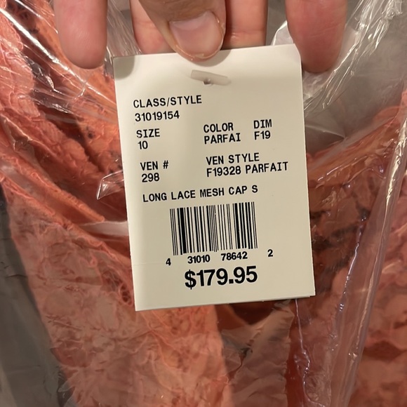 Long, Lace, Parfait Dress NWT - Picture 6 of 6